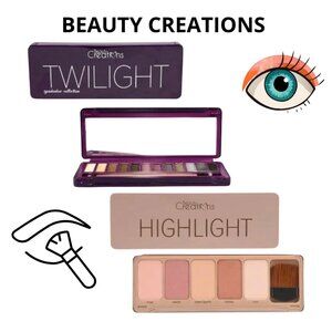 Beauty Creations 1 Highlight Palette & 1 Beauty Creations Twilight Intense Eye